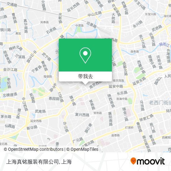 上海真铭服装有限公司地图