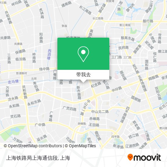 上海铁路局上海通信段地图