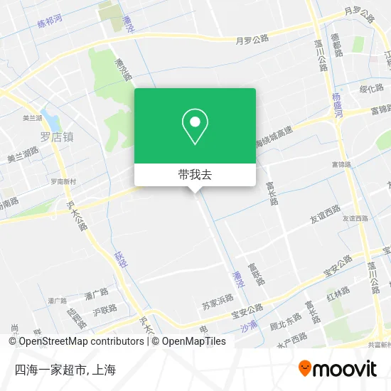 四海一家超市地图