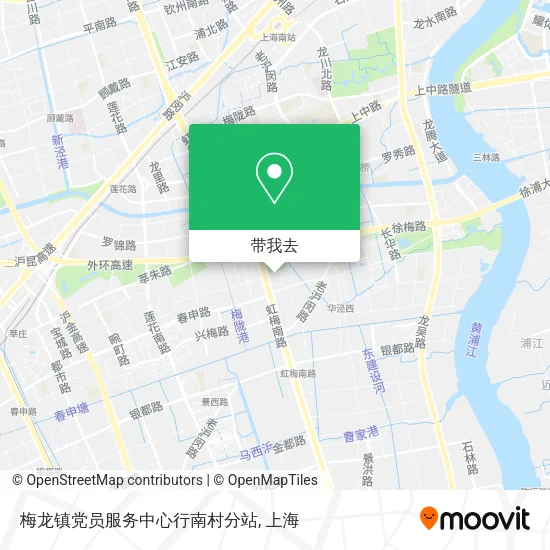 梅龙镇党员服务中心行南村分站地图