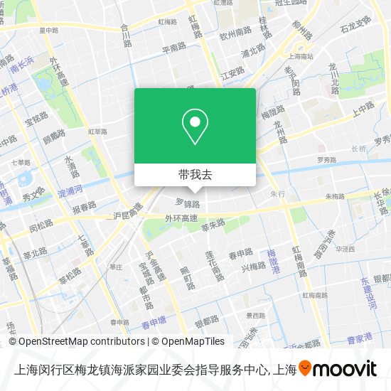 上海闵行区梅龙镇海派家园业委会指导服务中心地图