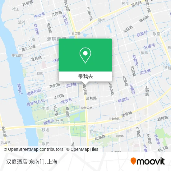汉庭酒店-东南门地图