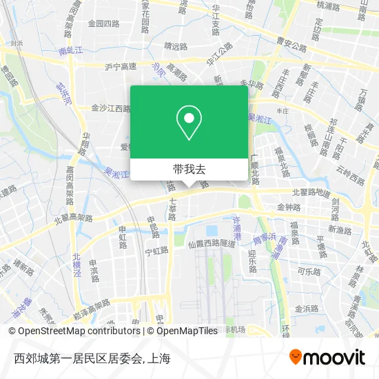 西郊城第一居民区居委会地图