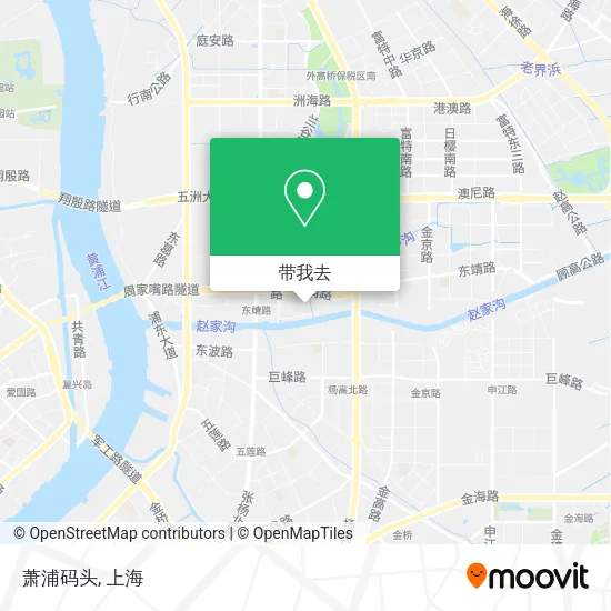 萧浦码头地图