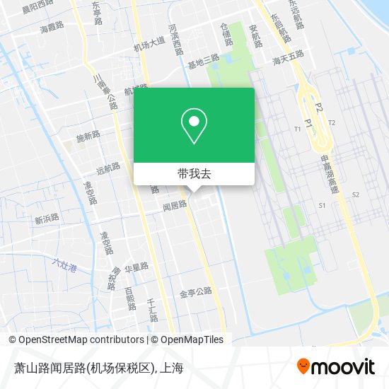 萧山路闻居路(机场保税区)地图