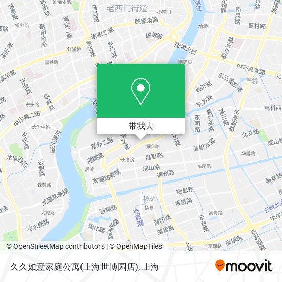 久久如意家庭公寓(上海世博园店)地图