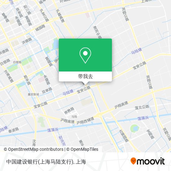 中国建设银行(上海马陆支行)地图