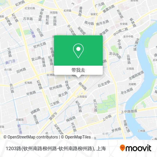 1203路(钦州南路柳州路-钦州南路柳州路)地图