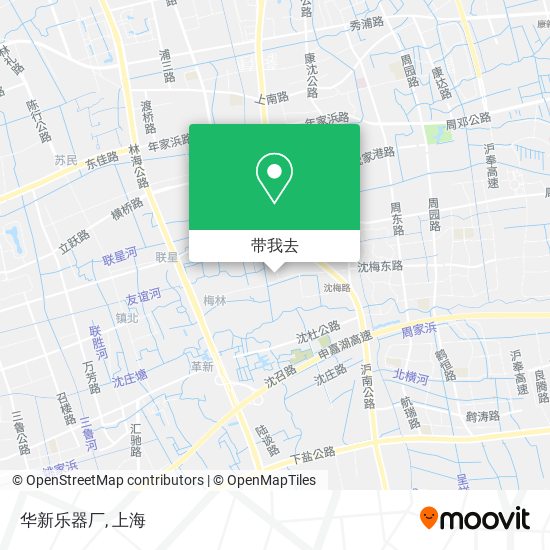 华新乐器厂地图