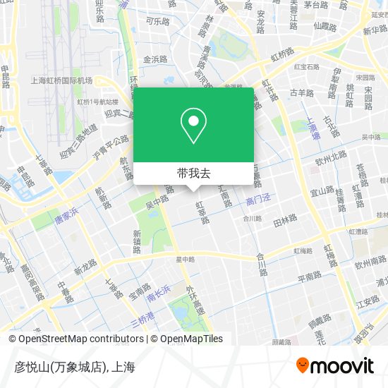 彦悦山(万象城店)地图