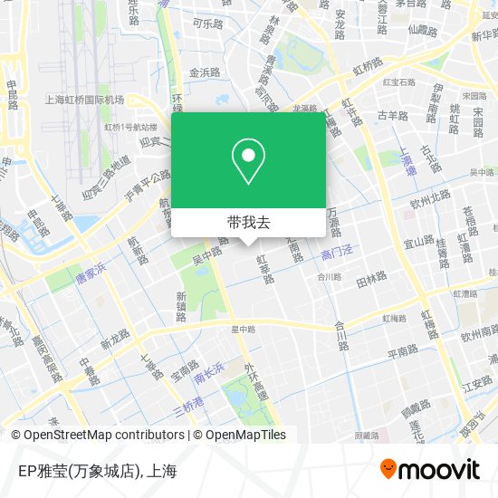 EP雅莹(万象城店)地图