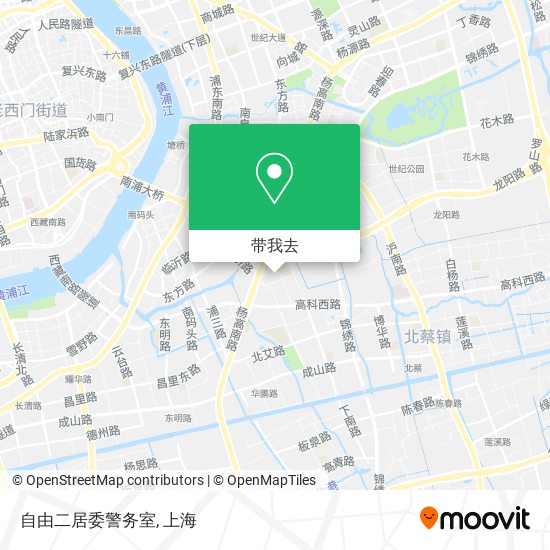 自由二居委警务室地图