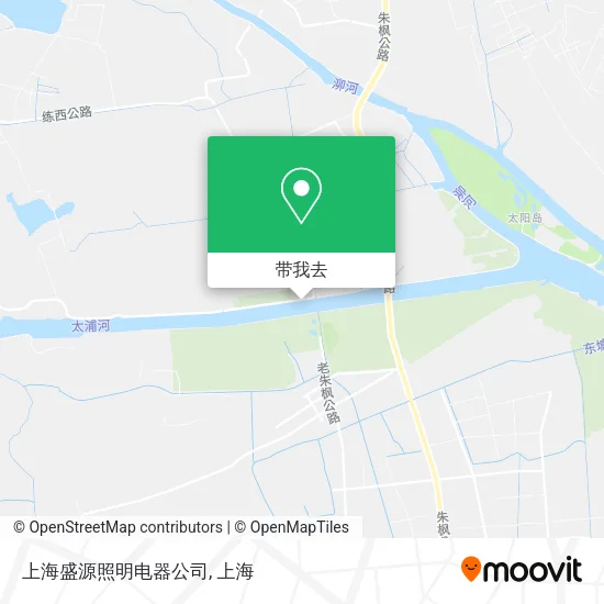 上海盛源照明电器公司地图