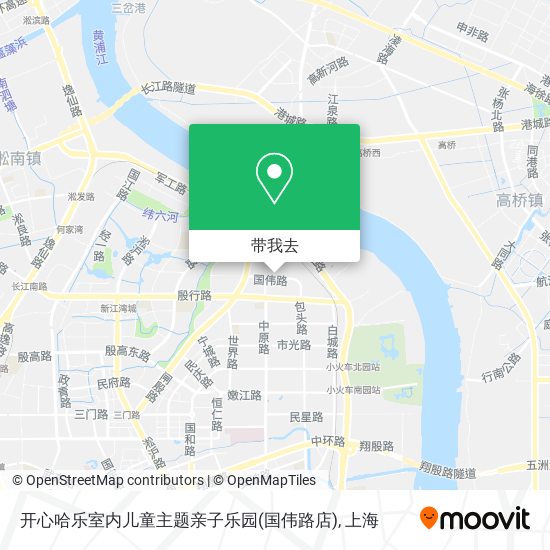 开心哈乐室内儿童主题亲子乐园(国伟路店)地图