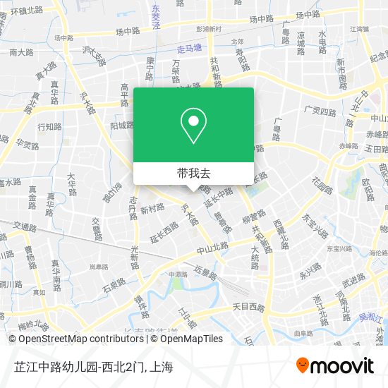 芷江中路幼儿园-西北2门地图