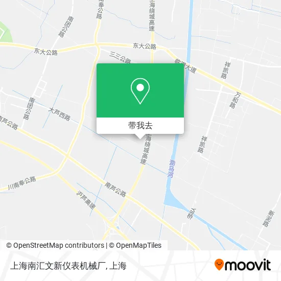 上海南汇文新仪表机械厂地图