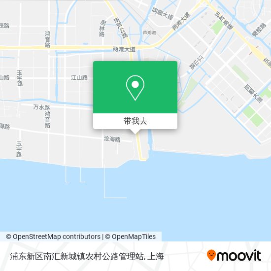 浦东新区南汇新城镇农村公路管理站地图