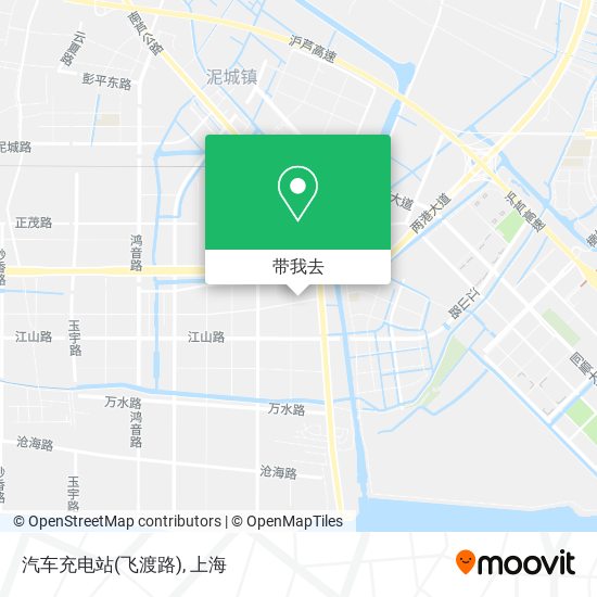 汽车充电站(飞渡路)地图