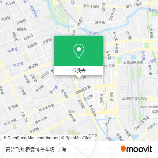 高泊飞虹桥爱博停车场地图