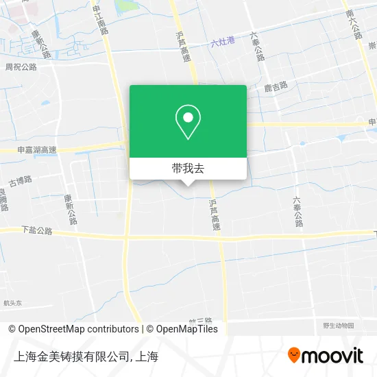 上海金美铸摸有限公司地图