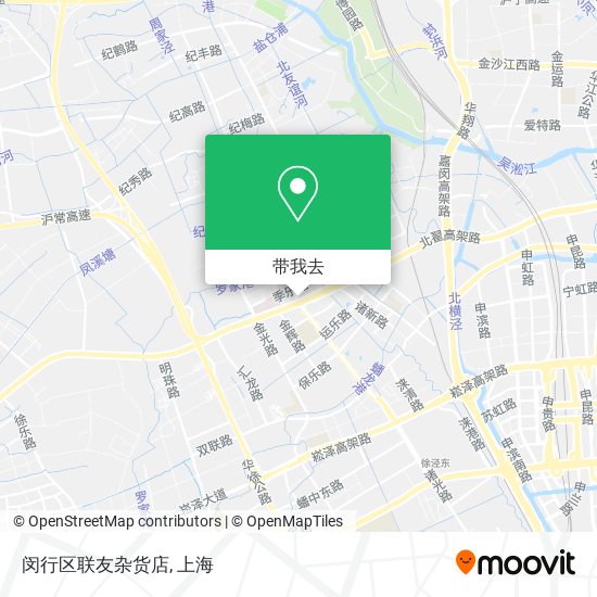 闵行区联友杂货店地图