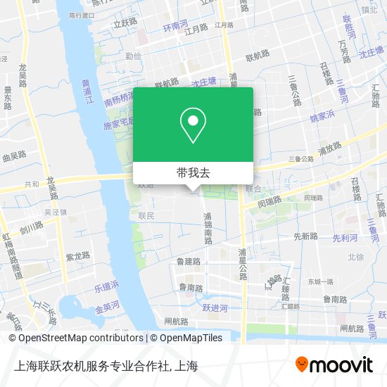 上海联跃农机服务专业合作社地图