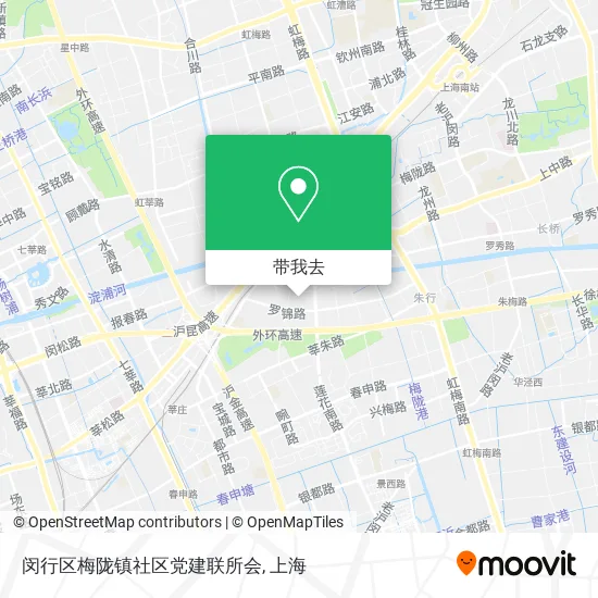 闵行区梅陇镇社区党建联所会地图