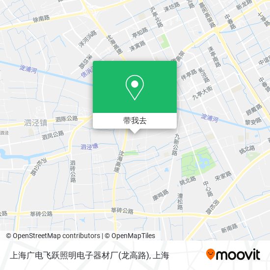 上海广电飞跃照明电子器材厂(龙高路)地图