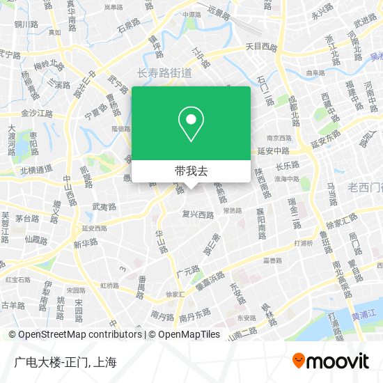 广电大楼-正门地图