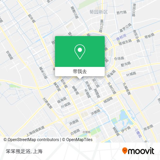 笨笨熊足浴地图
