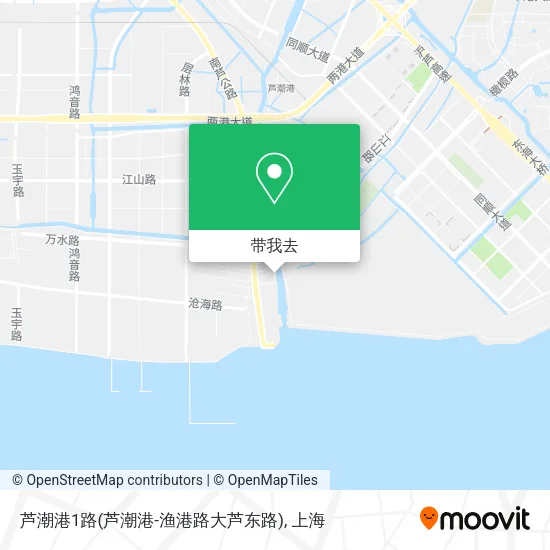 芦潮港1路(芦潮港-渔港路大芦东路)地图