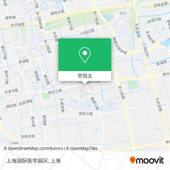 上海国际医学园区地图