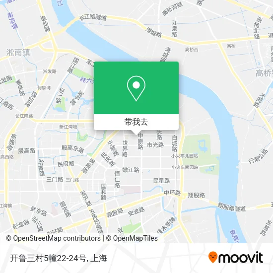 开鲁三村5幢22-24号地图