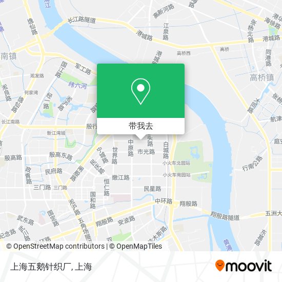 上海五鹅针织厂地图