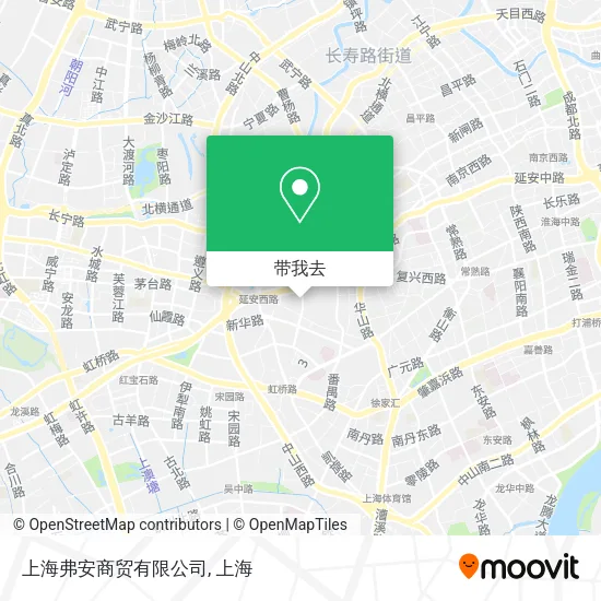 上海弗安商贸有限公司地图