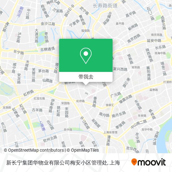 新长宁集团华物业有限公司梅安小区管理处地图