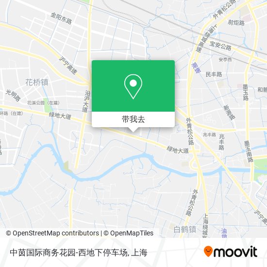 中茵国际商务花园-西地下停车场地图