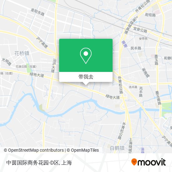 中茵国际商务花园-D区地图