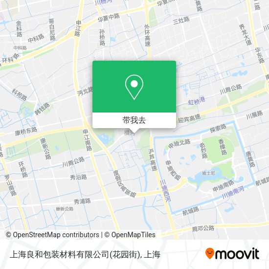 上海良和包装材料有限公司(花园街)地图