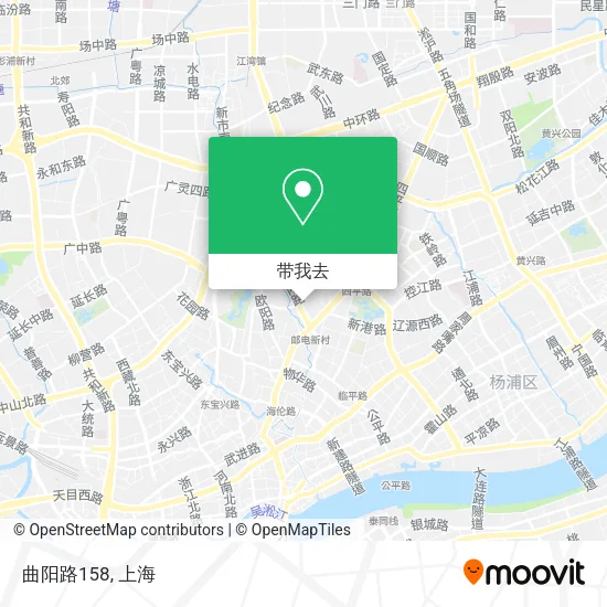 曲阳路158地图