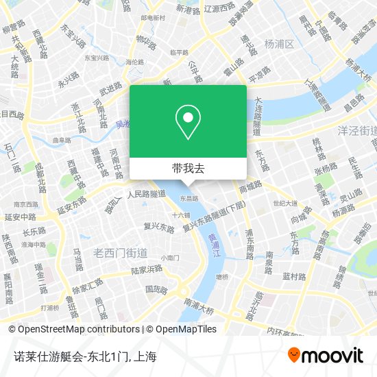 诺莱仕游艇会-东北1门地图