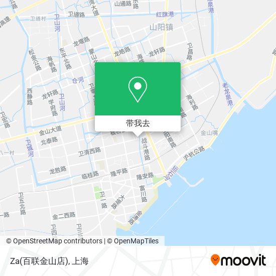 Za(百联金山店)地图