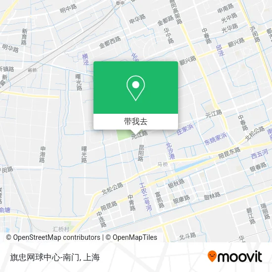 旗忠网球中心-南门地图