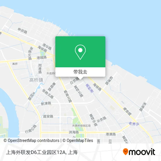 上海外联发D6工业园区12A地图