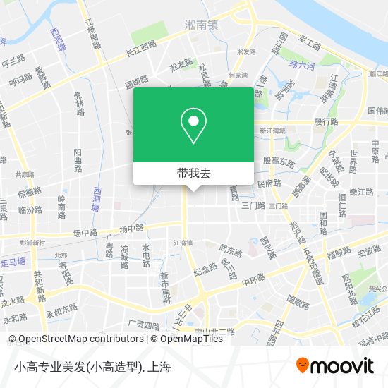 小高专业美发(小高造型)地图