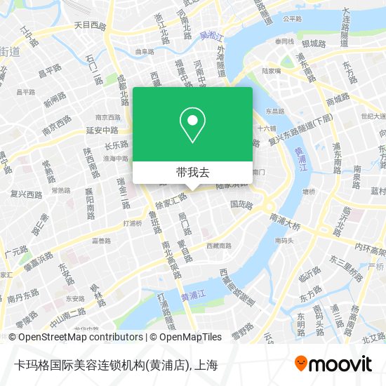 卡玛格国际美容连锁机构(黄浦店)地图