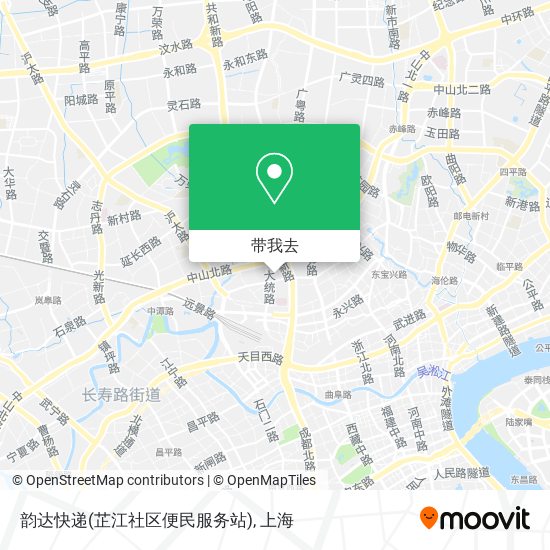 韵达快递(芷江社区便民服务站)地图