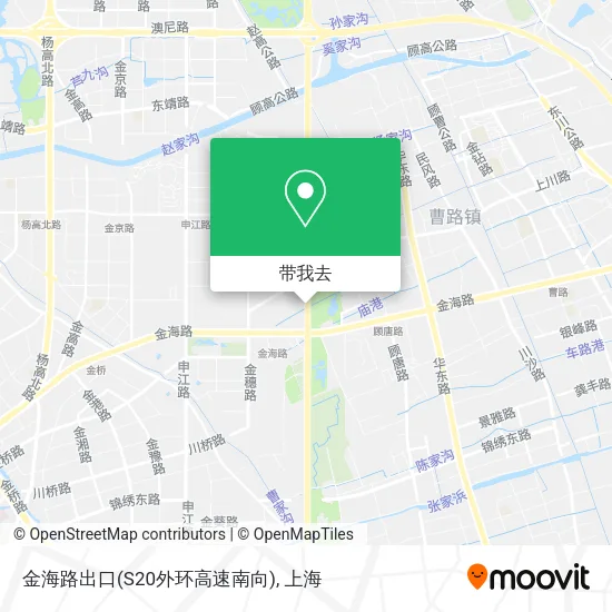 金海路出口(S20外环高速南向)地图