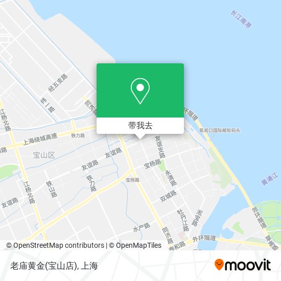 老庙黄金(宝山店)地图