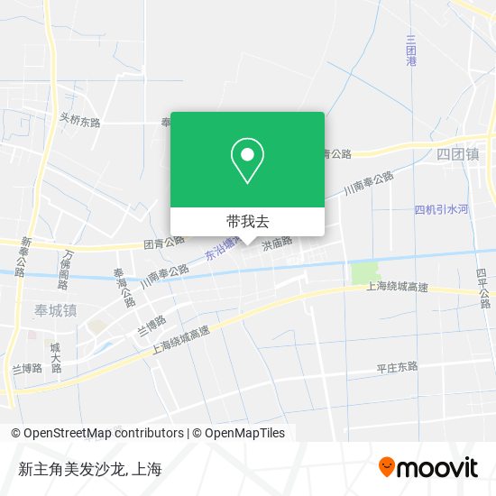 新主角美发沙龙地图